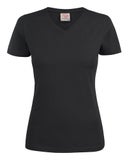 Printer Heavy V-neck Lady