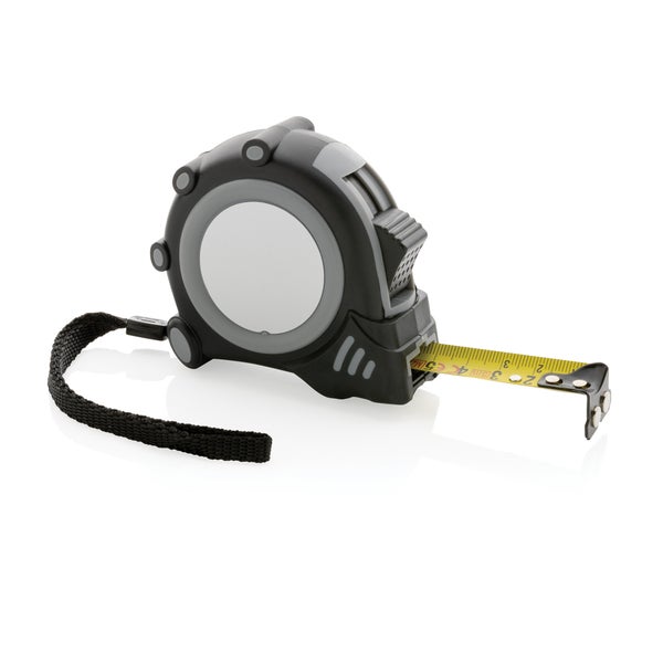 RCS 5M/19mm mittanauha kierr&auml;tetyst&auml; muovista, harmaa