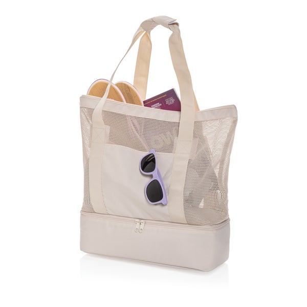 Iqlo Aware&trade; RPET 2-in-1 tote kylm&auml;laukku, beige