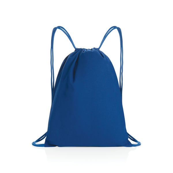 Impact AWARE&trade; kiristysnauhalaukku kierr&auml;tetyst&auml; puuvillasta, sininen