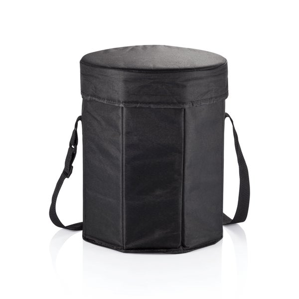 Kylm&auml;laukku ja istuin, musta